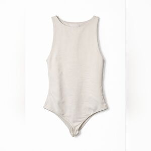 Babaton Contour Seamless Bodysuit Cream Neutral Size M